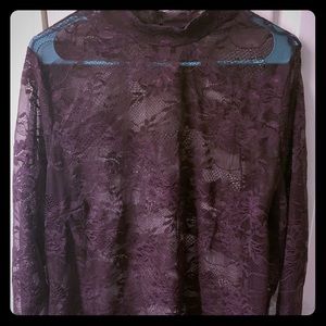 LACE LONG SLEEVE TOP